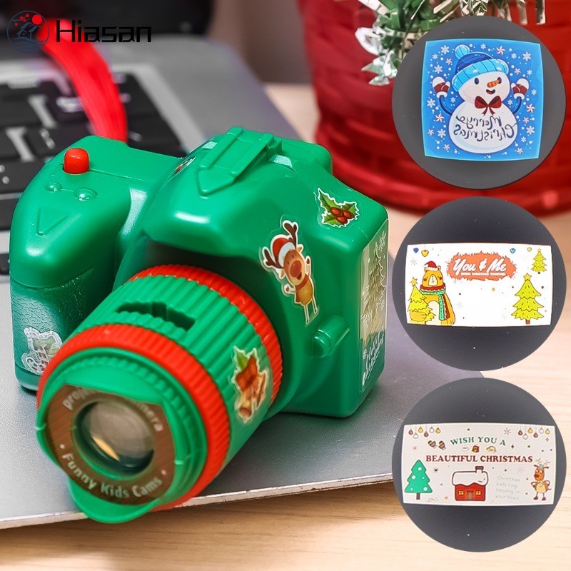 กล้องโปรเจคเตอร์คริสต์มาสสีแดงสีเขียว-อุปกรณ์ตกแต่งปาร์ตี้คริสต์มาส-เด็กเรืองแสงของเล่น,ปัจจุบัน-ของเล่นกล้องโปรเจคเตอร์คริสต์มาส-มัลติฟังก์ชั่น,การ์ตูน,6แบบ