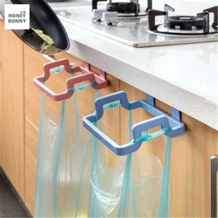 ที่แขวนถุงขยะ ที่แขวนอเนกประสงค์ ช่วยประหยัดพื้นที่ในครัว สีฟ้า สีชมพู สีขาว สีเขียว