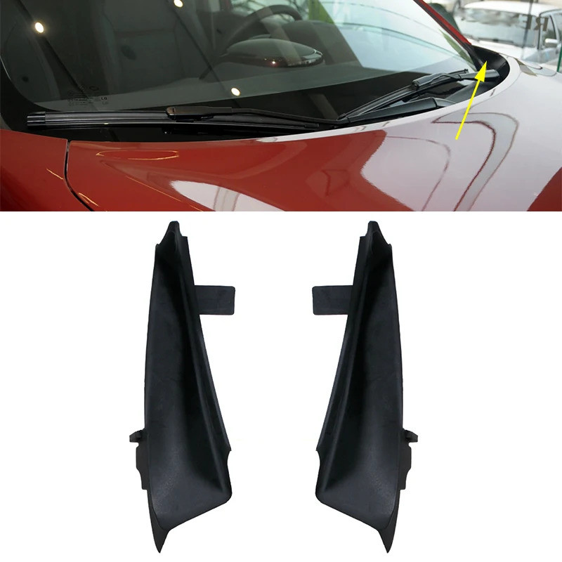 Moto22r สําหรับ Renault Koleos HY 2007 2008-2016 รถด้านหน้ากระจก Wrap มุม Trim ใบปัดน้ําฝนด้านข้างฝา