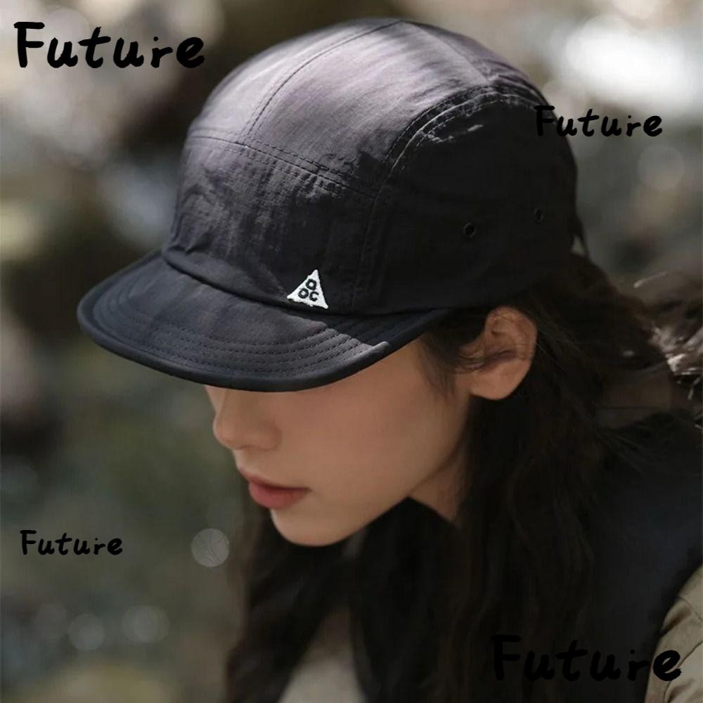 Future Sun Hat, หมวกเบสบอลปีกสั ้ น Quick-Dry , หมวกกันแดดแบบสบาย ๆ แบบปรับได ้