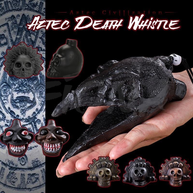 Aztec Death Whistle Spooky Aztec Death Skull Whistle Prank ฮาโลวีนเครื่องประดับ sarhanmy