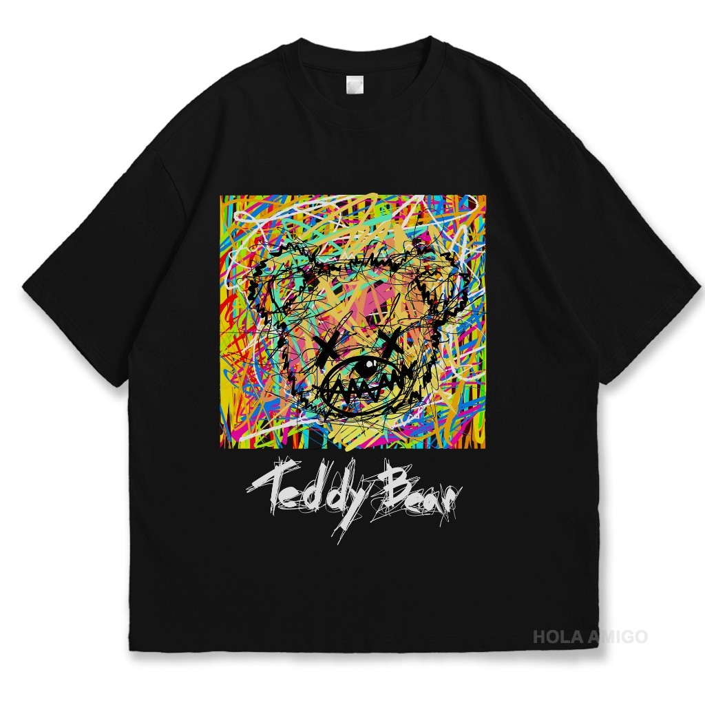 เสื้อยืด DARK Teddy Bear DISTRO สําหรับผู้ชายและผู้หญิง