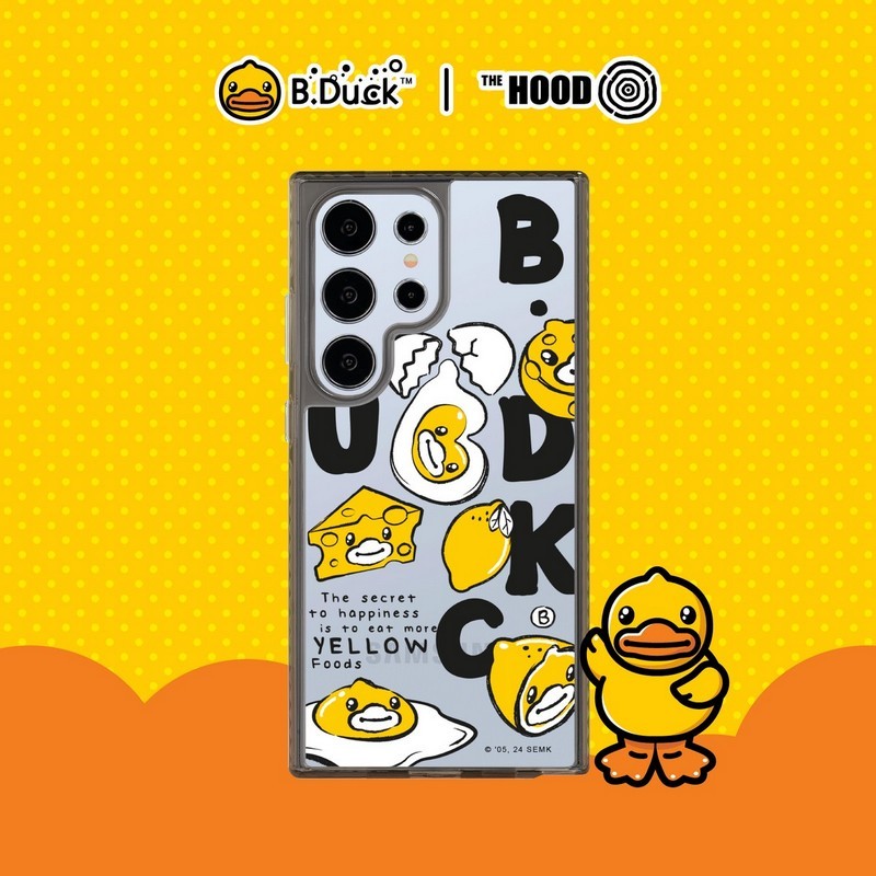 B.Duck - B.Duck Foods Phone Case For Samsung Galaxy S24/S23/S22 Ultra/Plus เคสกันกระแทกสำหรับโทรศัพท์มือถือ / เคสมือถือ - สีวาว สําหรับ / กันกระแทก สําหรับ / การ์ตูนน่ารัก