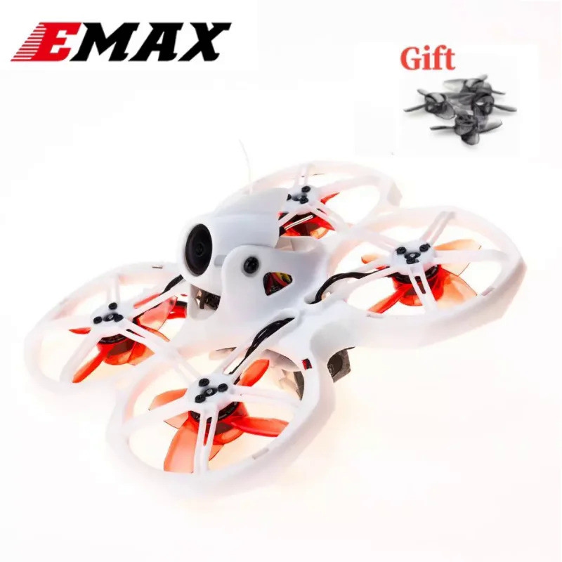 EMAX อย่างเป็นทางการ Tinyhawk II ในร่ม FPV Racing Drone RC ของเล่น Quadcopter 16000KV RunCam Nano2 7