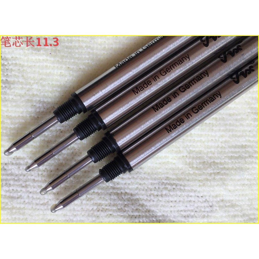 [ซื้อ 2 แถม 1] Mont * blanc Refill Screw Port หมุน Refill Signature Refill Universal Jewel Refill M710 Refill Black/Blue - รูปที่ 5