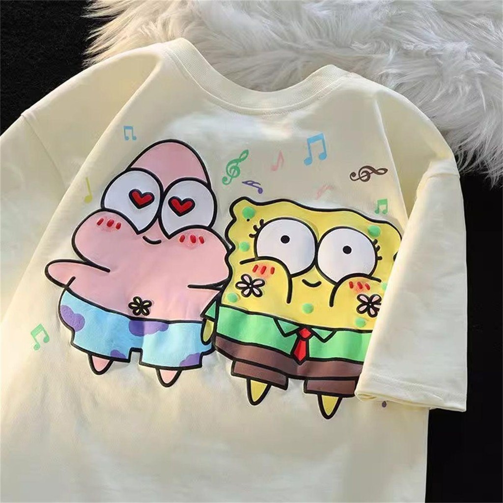 ส่งฟรี เสื้อยืดสกรีนลายcotton100% CM49 สไตรเกาหลี สีไม่ตก เนื้อผ้าดี ตัดเย็บดี