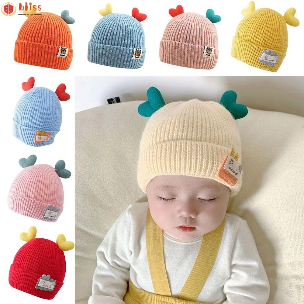 Blliss ถัก Beanies, น่ารัก Hip Hop ฤดูหนาวฤดูใบไม้ร่วงหมวก, หมวกถักหนานุ่มเด็กทารกหมวกหมวกกลางแจ้ง