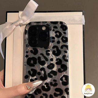 พิมพ์เสือดาวแฟชั่นนุ่ม เคสIPhone 11 13 15 Pro Max 7 8 Plus 14 12 Pro Max 14 11 12 Pro XR XS MAX X SE 14 Plus
