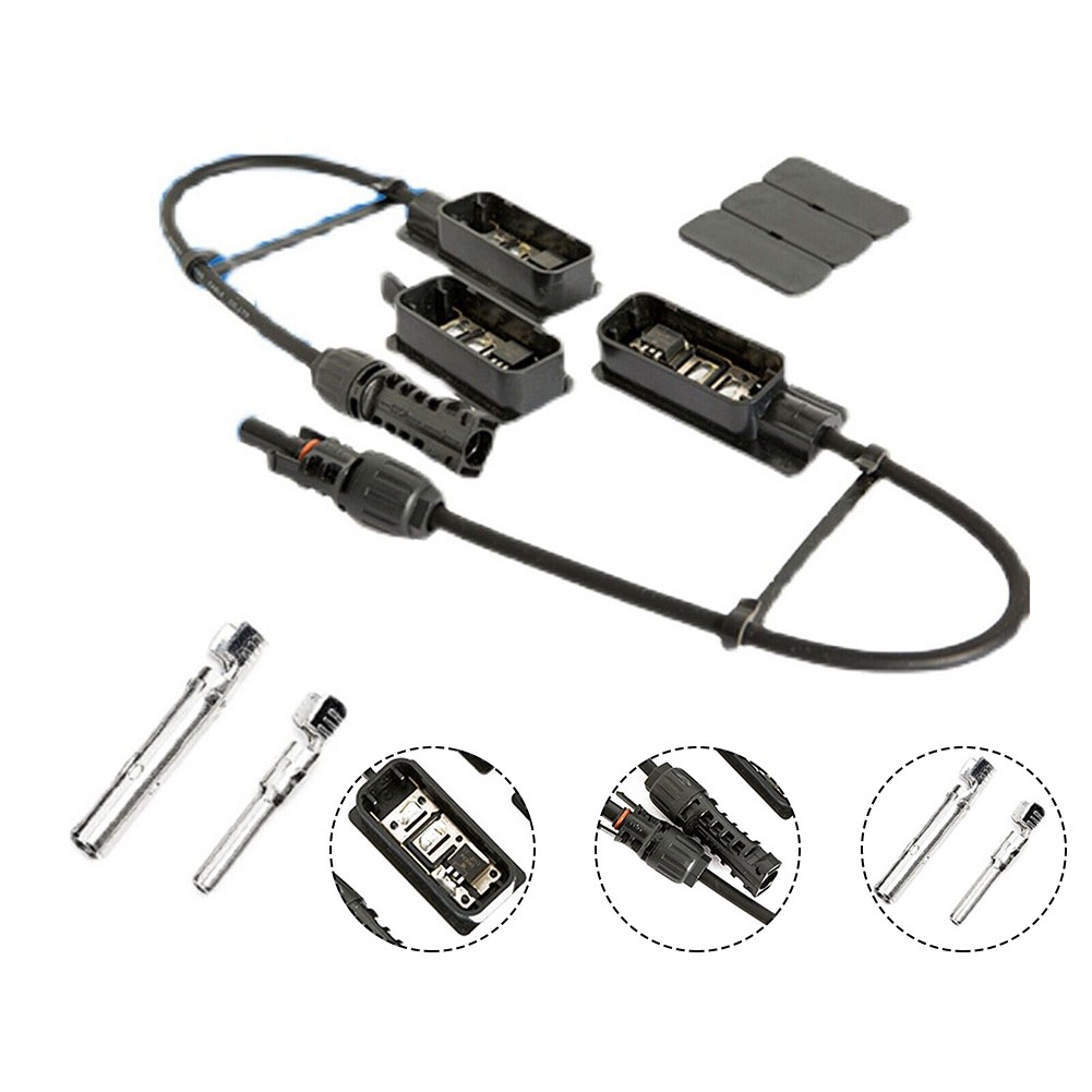 [LSAR] แผงโซลาร์เซลล์ 3-split Junction Box 1500V/30A IP67 โมดูลโซลาร์เซลล์ Consfluence