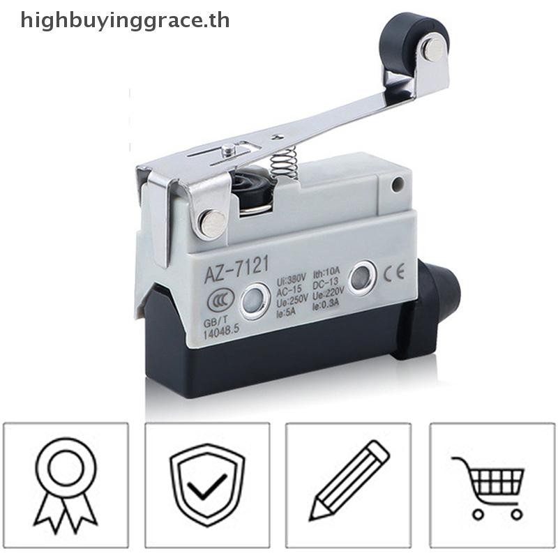 Hgth AZ 7121 กันน้ํา Micro Switch Travel Limit Switch ตรง 90 องศา Roller Lever Inching Travel Limit 