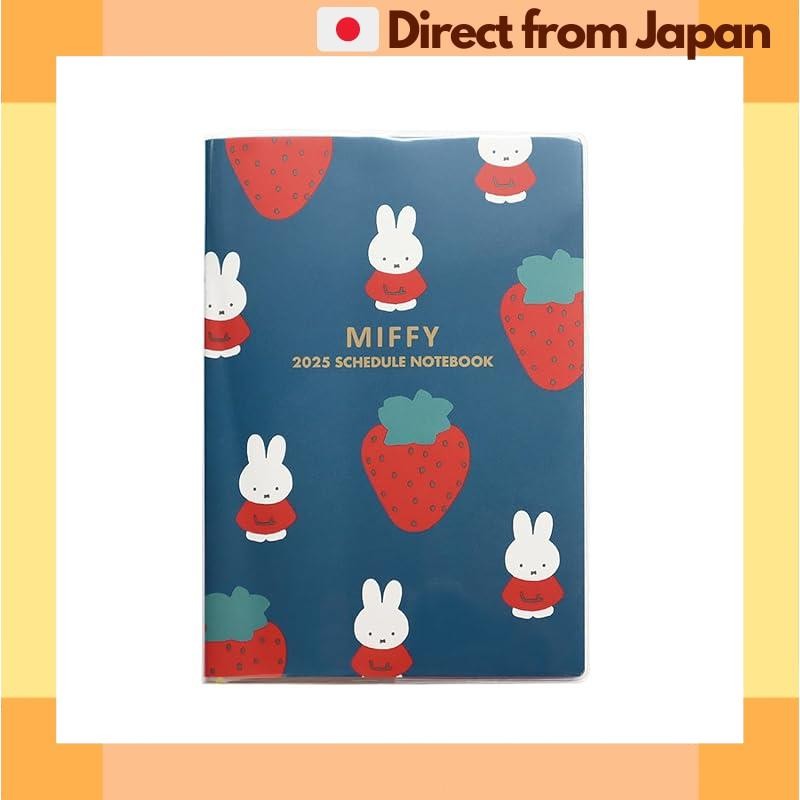 [Miffy] Square Miffy Notebook 2025 A5 Monthly Blue 09Bd-5B (Starts In Oct. 2024) [จัดส่งญี่ปุ่น]