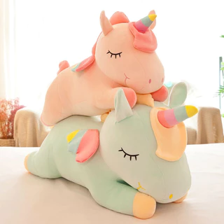 COD ตุ๊กตายูนิคอร์น ตุ๊กตานุ่มนิ่ม 53/30cm นุ่มและน่ารัก ของขวัญวันเกิด ของเล่นสําหรับเด็ก ตุ๊กตา