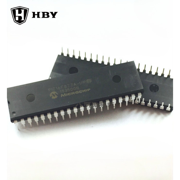 ในสต็อก PIC16F877 /p 16F877 DIP-40 8 bit Microcontroller