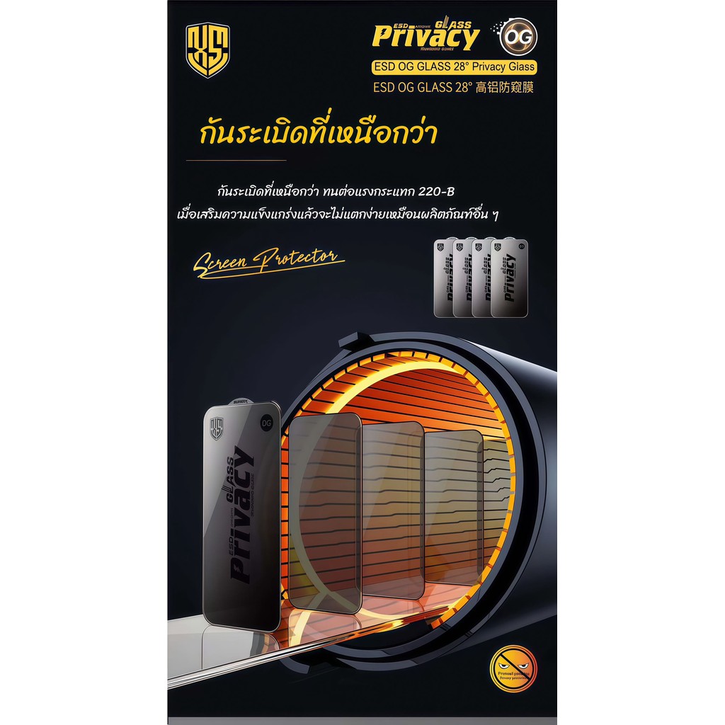 ฟิล์มกระจกกันมองใสป้องกันไฟฟ้าสถิตย์สำหรับ oppo A5S A5/9(2020) A17 A18 A54 A95 A92 F9 F11 F11PRO  RENO5/6/7/8 - รูปที่ 2