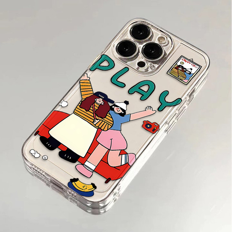 TPU เคส for เคส Iphone 11 12 13 14 15 16 Pro Max 7 8 Plus SE 2020 XS Max XR X Cover
