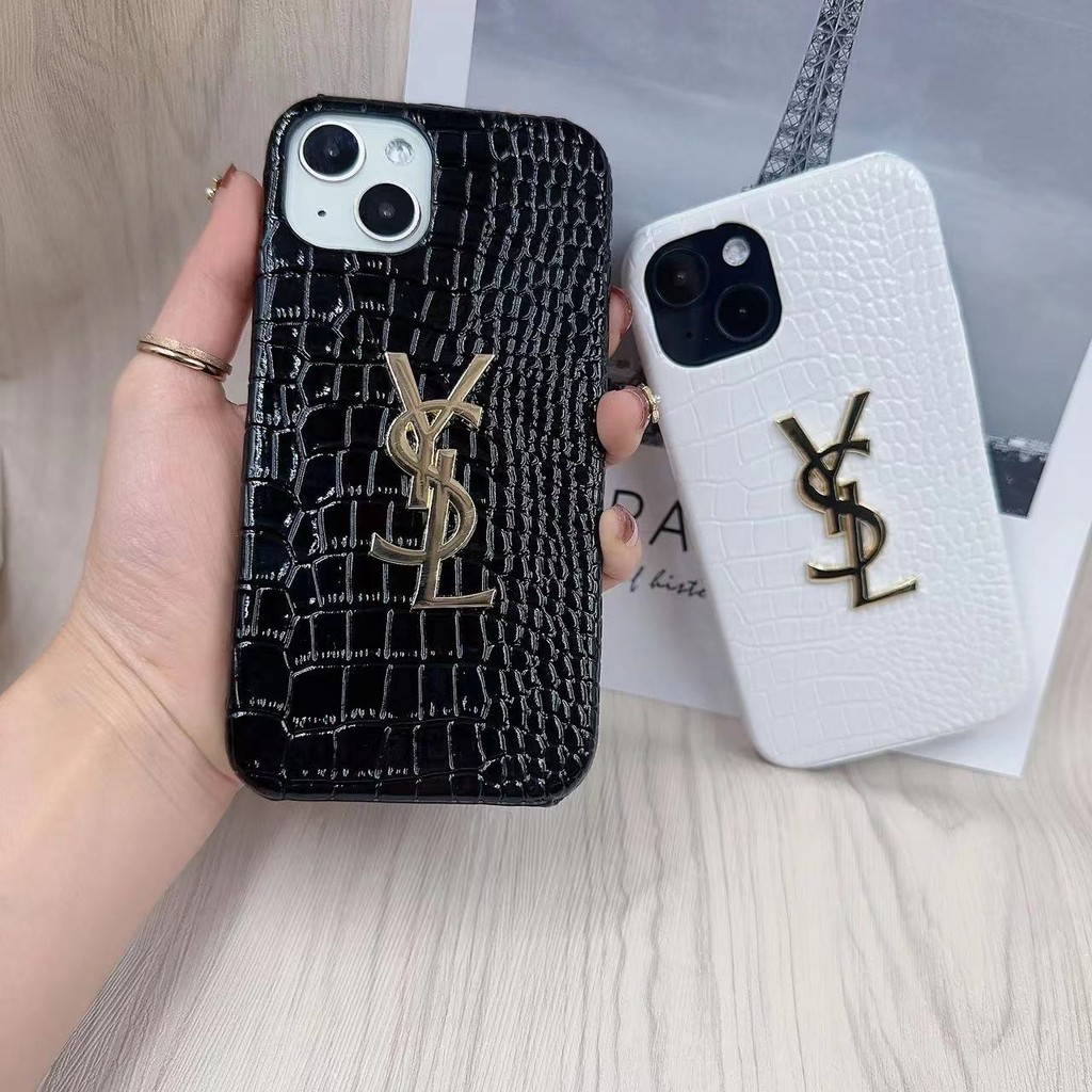 case iPhone 16 promax เคสโทรศัพท์ป้ายโลหะ SLY หนังระดับไฮเอนด์เหมาะสําหรับ iPhone 16 promax 15pomax 11 13 14 12 เคสโทรศัพท์