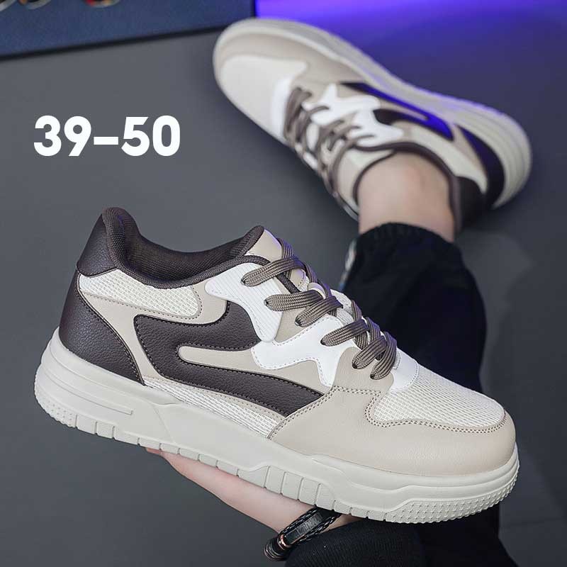 Size39-50 ผู้ชายขนาดใหญ่รองเท้ารองเท้าผ้าใบแบน Causal รองเท้า size46/47/48/49/50