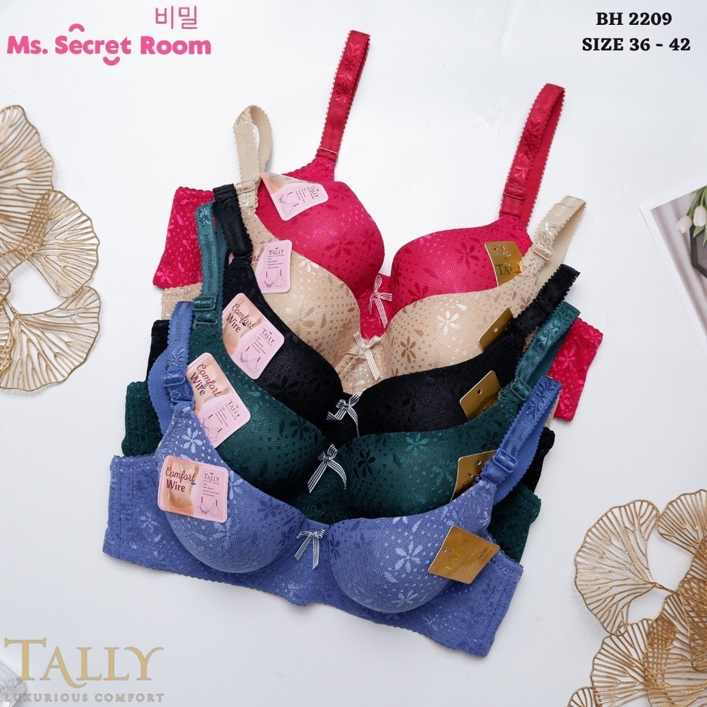 KATUN SALLY BRA 2209 I CUP BI 3/4 CUP I THIN FOAM I WIRED I HOOK 3 I SIZE 36 – 42 I COTTON MATERIAL 