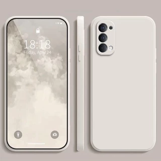 เคส OPPO A74 5G สีทึบ OPPO A74 5G เคสซิลิโคนป้องกันการตกสีธรรมดาเรียบง่าย YT