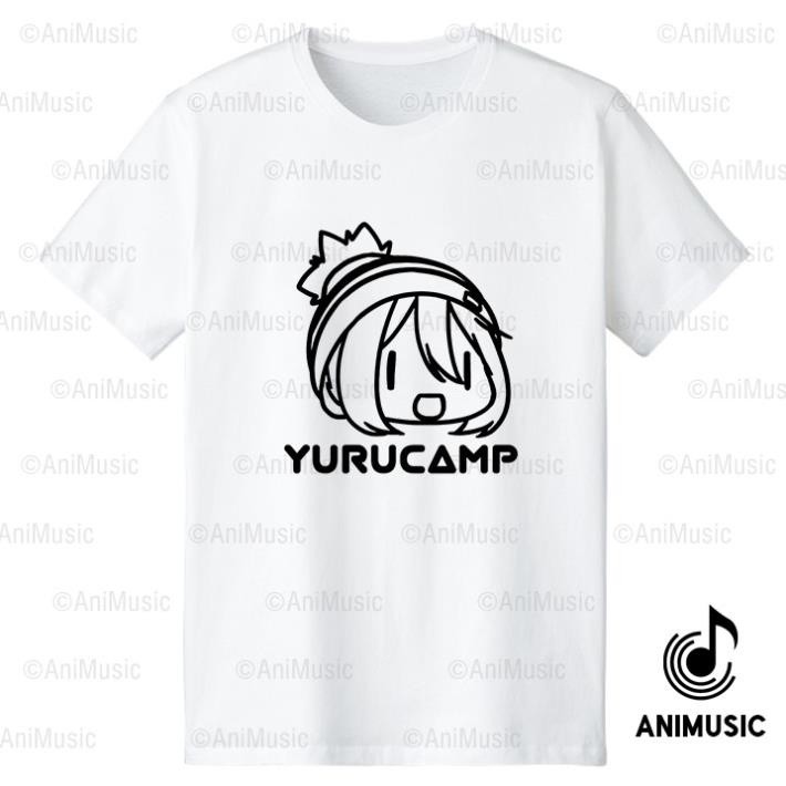 ใหม่ Yuru Camp Nadeshiko Chibi เสื้อยืดแขนสั้นหน้าน่ารัก