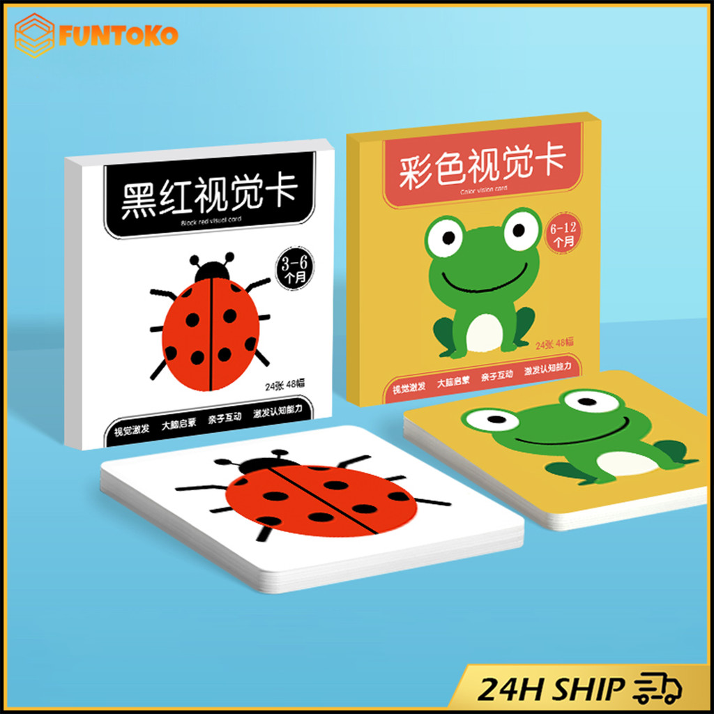 สินค้ามีคุณภาพ flash card เด็ก แฟลชการ์ดเด็กแรกเกิด0-12เดือน บัตรภาพ เสริมพัฒนาการสายตา