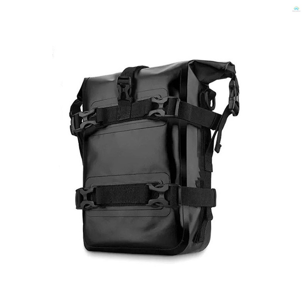 Yb Motorcycle bagMotorcycle Bumper Frame Bag กระเป๋าข้างมอเตอร์ไซค์กันน้ําเต็ม 8L สามารถใช้เป็นกระเป๋าสะพายหรือกระเป๋าสะพายได้