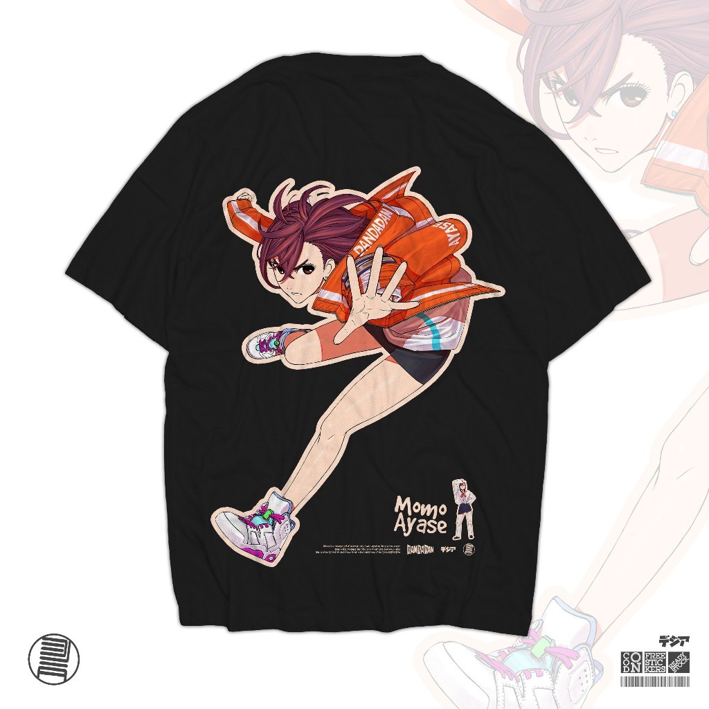 Momo Ayase Dandadan Okarun T-Shirt Anime Manga T-Shirt Japanese Tiedye Shirt DJA ClothCotton 100%  [