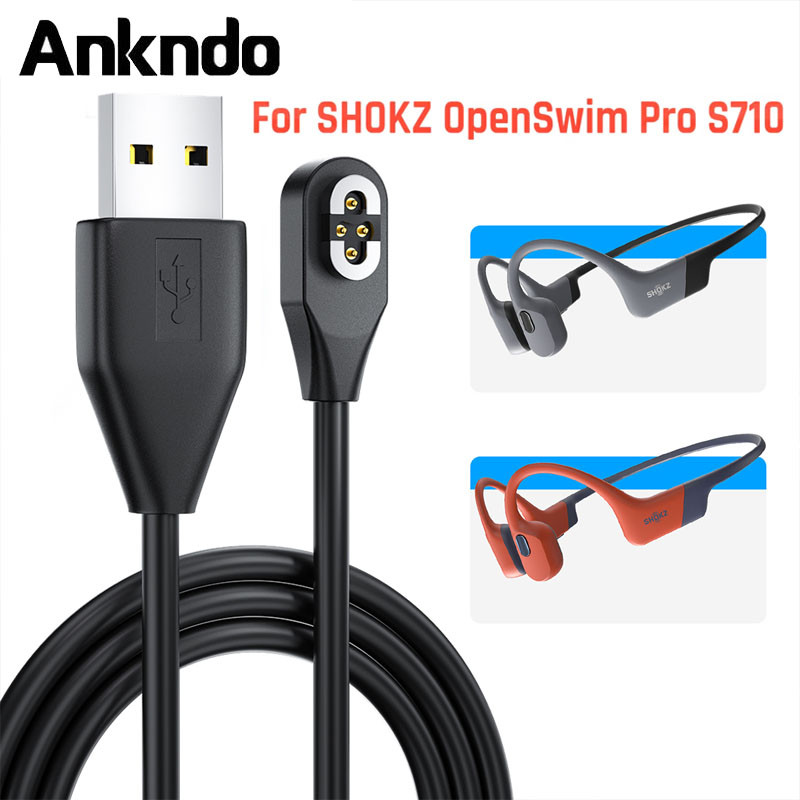 สําหรับ SHOKZ OpenSwim Pro S710 หูฟังอะแดปเตอร์ชาร์จไฟสายชาร์จเร็วพร้อมสิ่งที่แนบมาแม่เหล็กน้ําหนักเบา