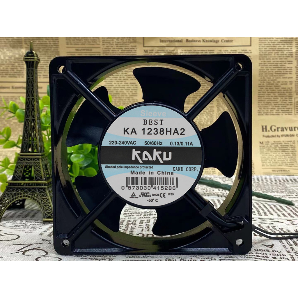 ของแท้ KAKU KAKU KA1238HA2 12038 220V พัดลมทนอุณหภูมิสูง Axial Fan