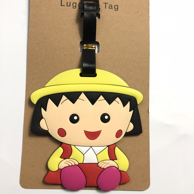 Peko Milky MinnaNoTabo AstroBoy Anpanman อุปกรณ์การเดินทาง PVC แท็กกระเป๋าเดินทางน่ารักการ์ตูน Sanrio keroppi กระเป๋าเดินทางป้ายแบบพกพา