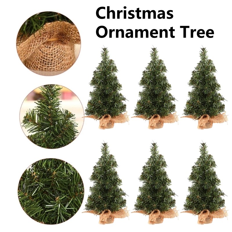 20 ซม.เดสก์ท็อป Mini Pine Tree บอนไซประดิษฐ์ต้นคริสต์มาสพืชปีใหม่ตกแต่งเทศกาล Home