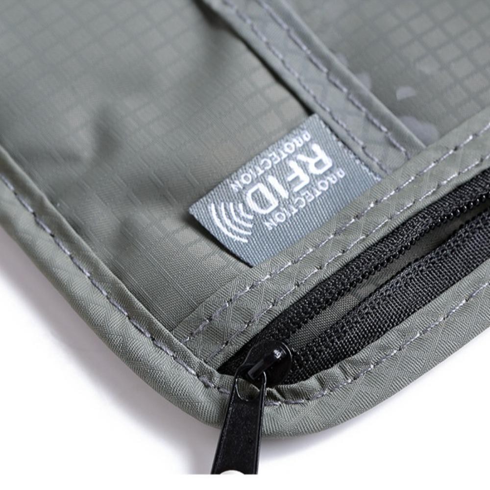 Luxeliving Rfid Passport Bag, Anti-Theft Neck Hanging Neck Wallet, Safety Rfid-Blocking Storage Organizer Multi-Pockets Document Case Protect Privacy