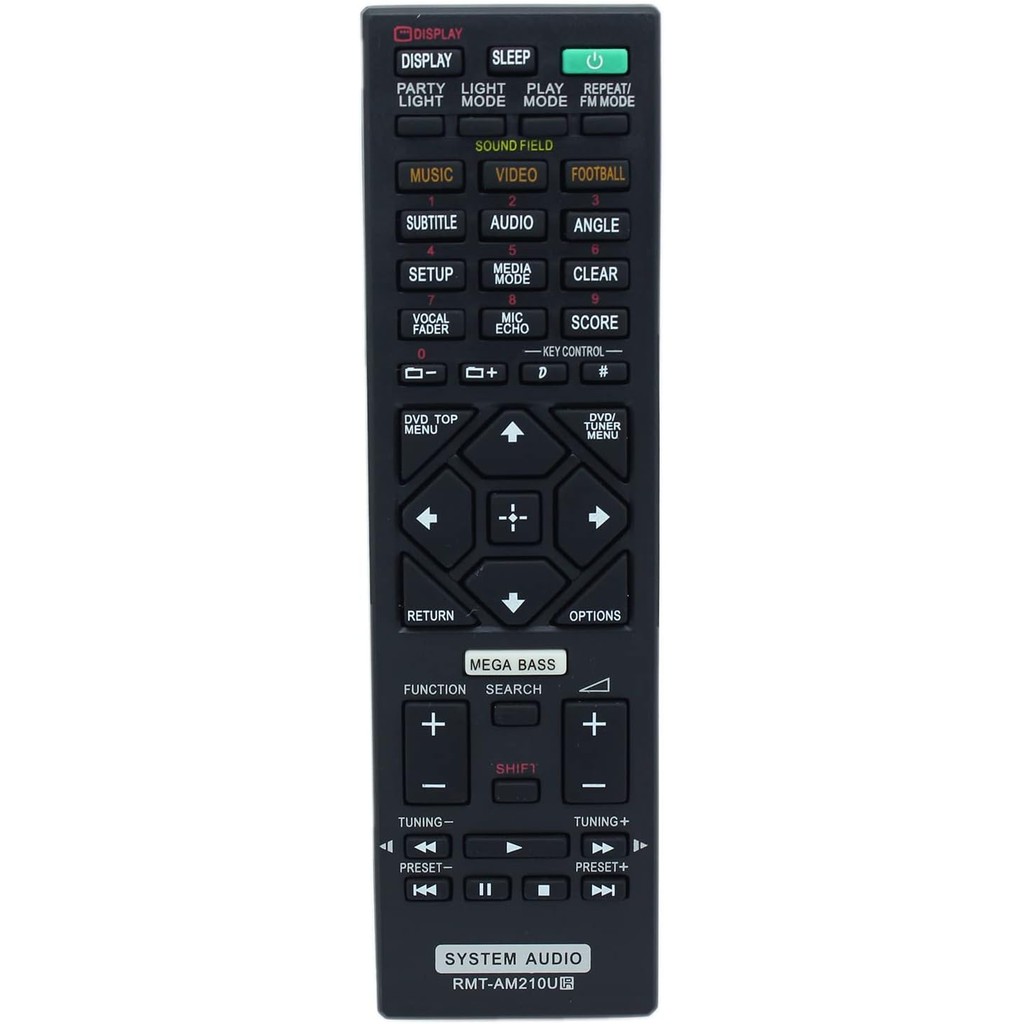 Rmt-am210u รีโมทคอนโทรลสําหรับ Sony Home Audio ระบบ MHC-V50D SAW-GT4D MHC-GT4D MHC-V44D SHAKE-X10D SHAKE-X30D HC-SHAKE-SHAKE-X30D HCE-SHAKE-X30D