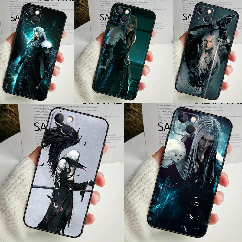 Final Fantasy sephitooth สำหรับ iPhone 14 13 12 11 16 15 PRO MAX MINI X XR XS 8 7 14 16 15 PLUS อุปกรณ์เสริม