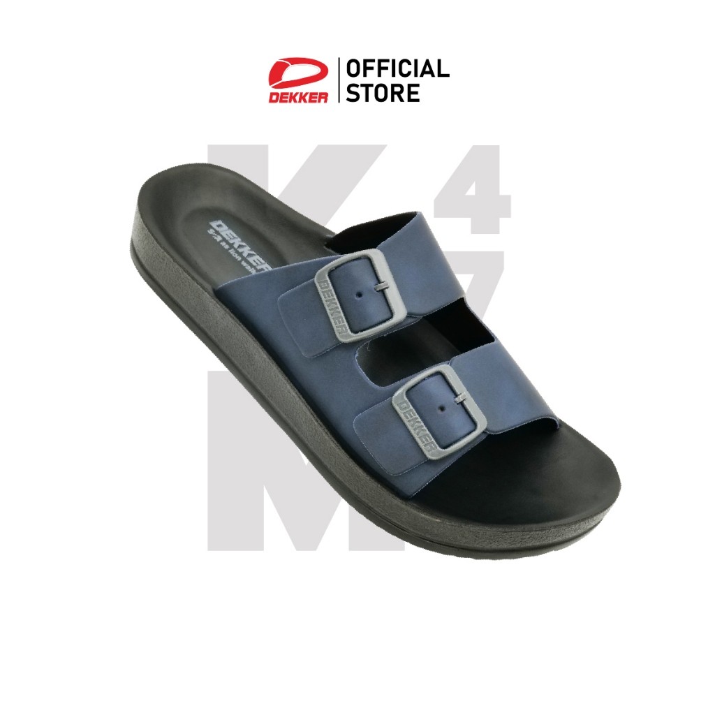 Dekker รองเท้าแตะผู้ชาย รองเท้าแตะแบบสวม รุ่น KM4707