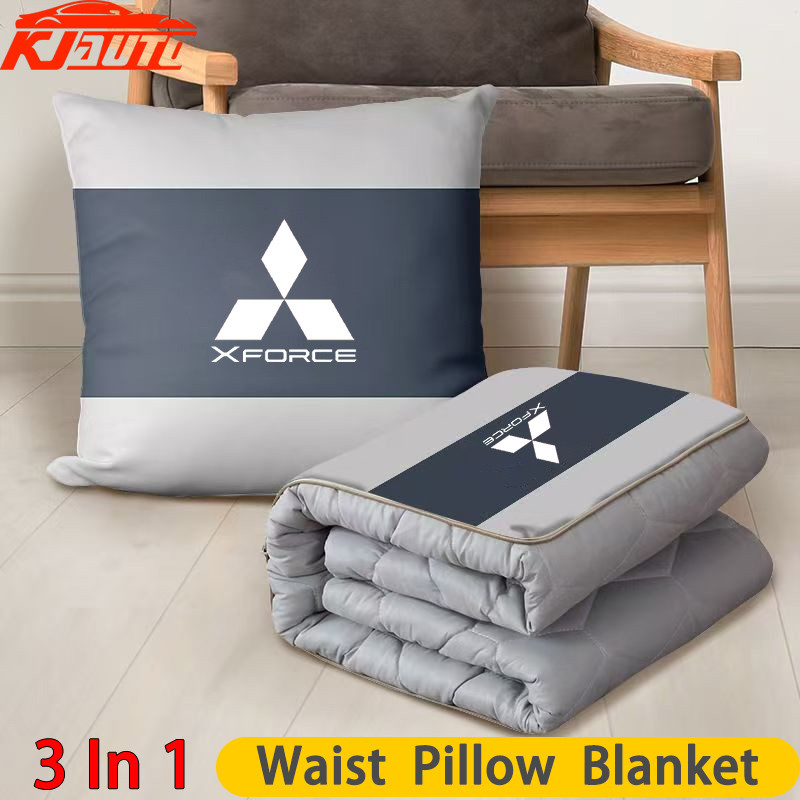 Multifnctional Mitsubishi XForce รถผ้าห่มผ้านวมหมอนเอว Pad เครื่องปรับอากาศผ้านวมสําหรับ X-Force Exceed Ultimate E-x Force อุปกรณ์ตกแต่งภายใน