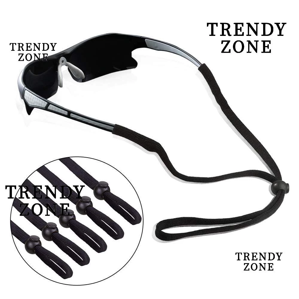 TRENDYZONE สายคล้องแว่นตาทนทานสำหรับผู้ชายและผู้หญิง อุปกรณ์เสริมกันลื่น