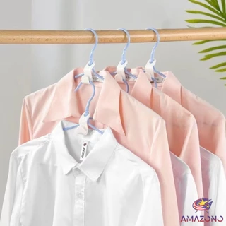 Amaz ตะขอเก็บเสื้อผ้า 20 ชิ้น/แพ็ค ประหยัดพื้นที่ เพิ่มพื้นที่แขวนเสื้อในตู้เสื้อผ้า Clothes Hanger Connector Hook
