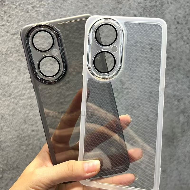 ปลอกสําหรับ Huawei Nova Y73 5G 4G 2025 เคสโทรศัพท์ Soft Clear Square Plated สําหรับ NovaY73 ซิลิโคนก