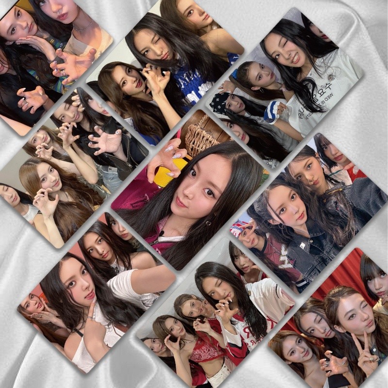 50 ชิ้น/กล่อง MEOVV Holographic Photocards MEOW เลเซอร์โฮโลแกรม Lomo การ์ด Anna Narin Gawon Souin EL