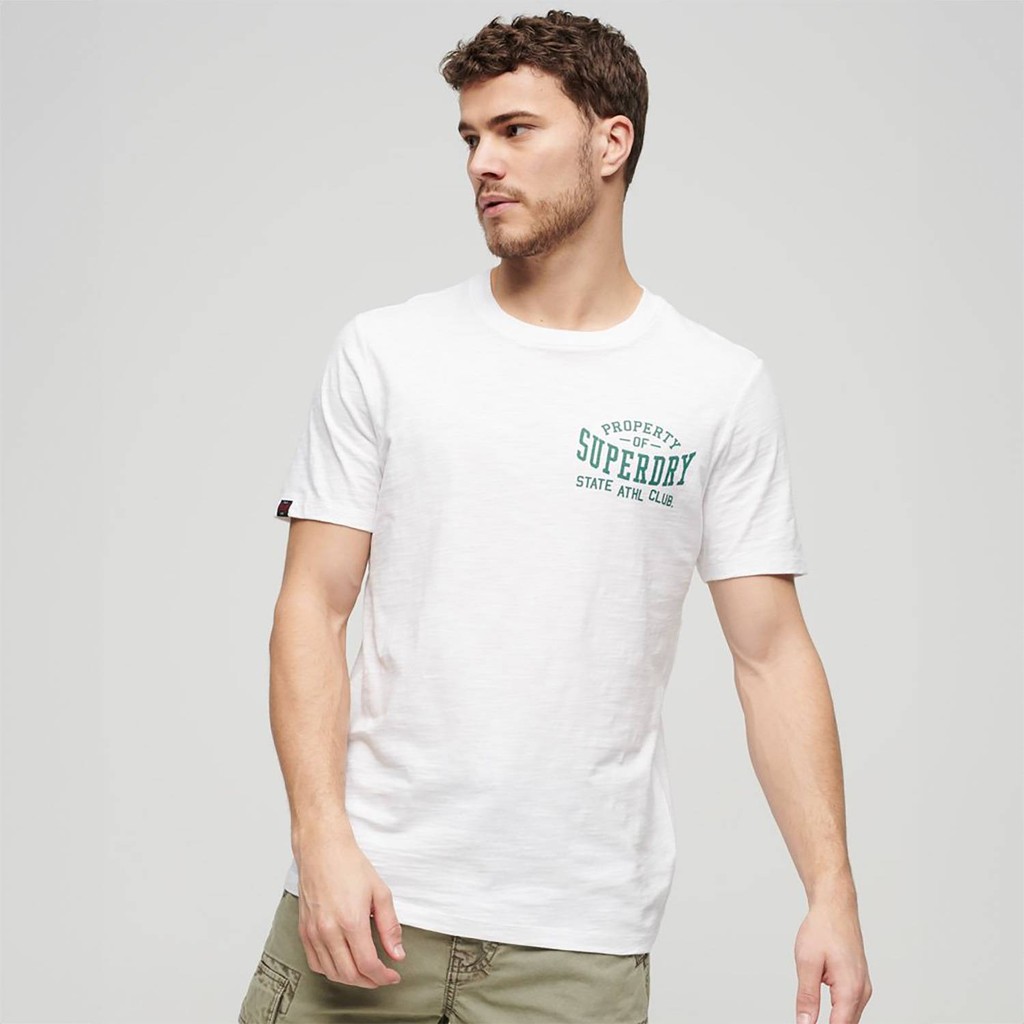 Superdry Slime Athletic Graphic T-Shirt เสื้อยืดหรูหรา