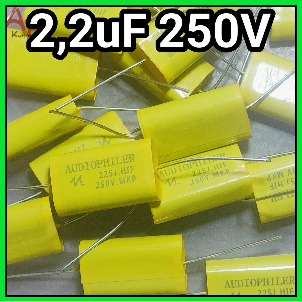 Audiophiler 2.2uf 2u2 225 2.2 uf 250v ทวีตเตอร์ Mkp