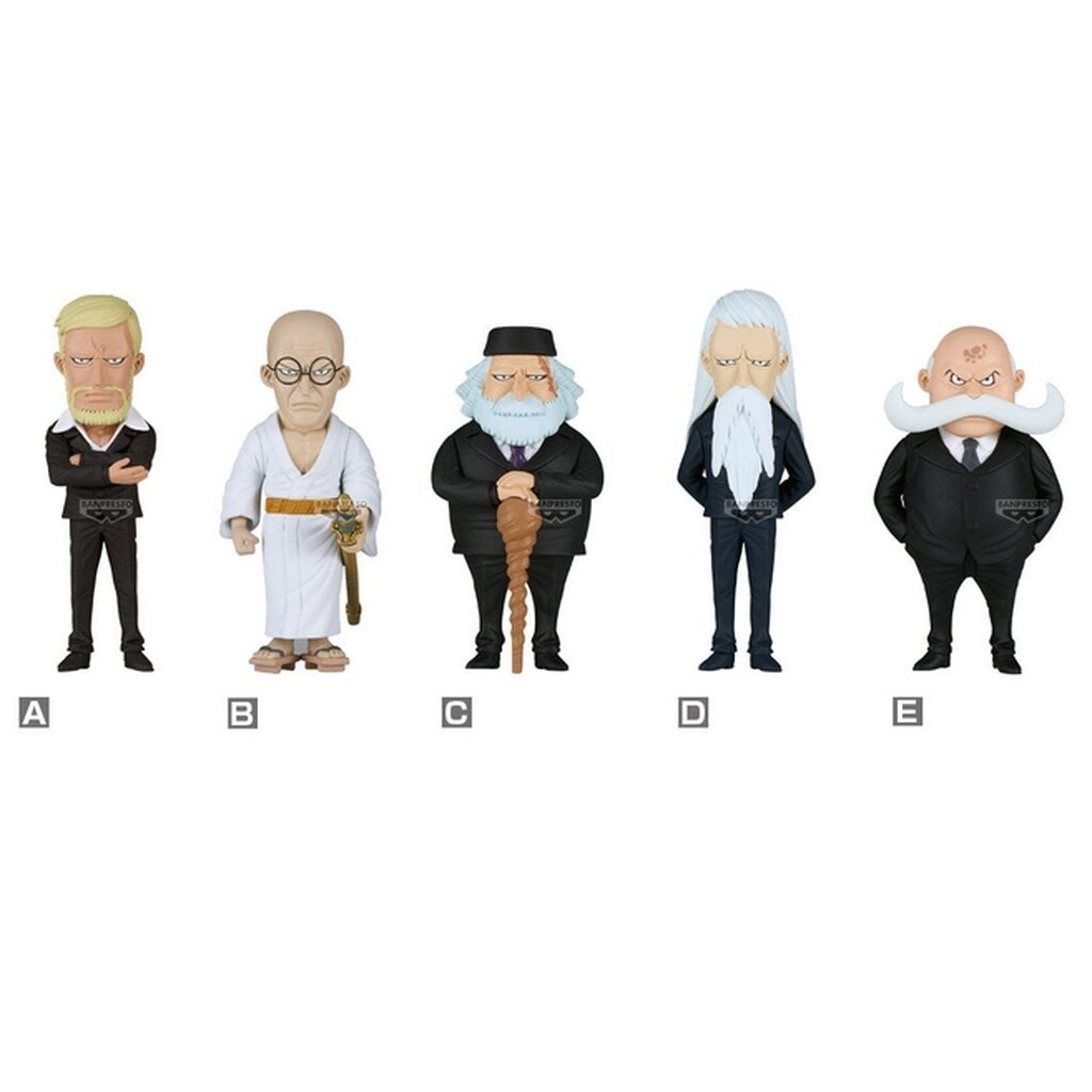 Banpresto 4983164292138 ได้ครบ 5แบบ (set5) one piece-WCF Five Elders