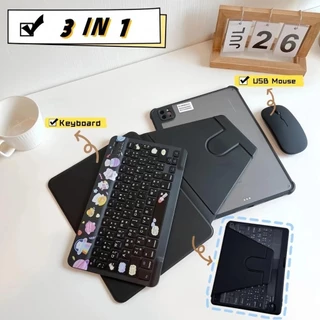 Gen10/11เคสคีย์บอร์ดไอแพด แป้นพิมพ์สกรีนภาษาไทย-อังกฤษ คีย์บอร์ดบลูทูธไร้สาย For หมุนได้ 360 องศา เคสไอเเพด Pro Air