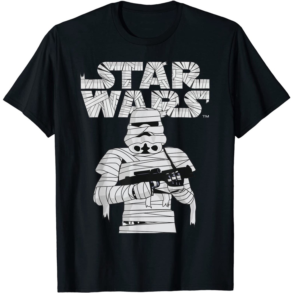 Star Wars Stormtrooper Mummy Halloween Costume เสื้อยืดหนานุ่มพรีเมี่ยม