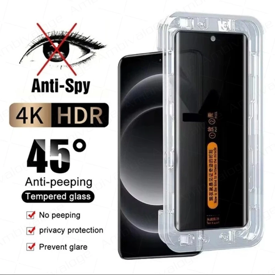 ฟิล์มกระจกพร้อมบล็อกสำหรับติดฟิล์มแบบง่ายๆได้ด้วยตัวเอง สำหรับ Realme GT 6 7 8 10 11 12 13 14 15 16 5G