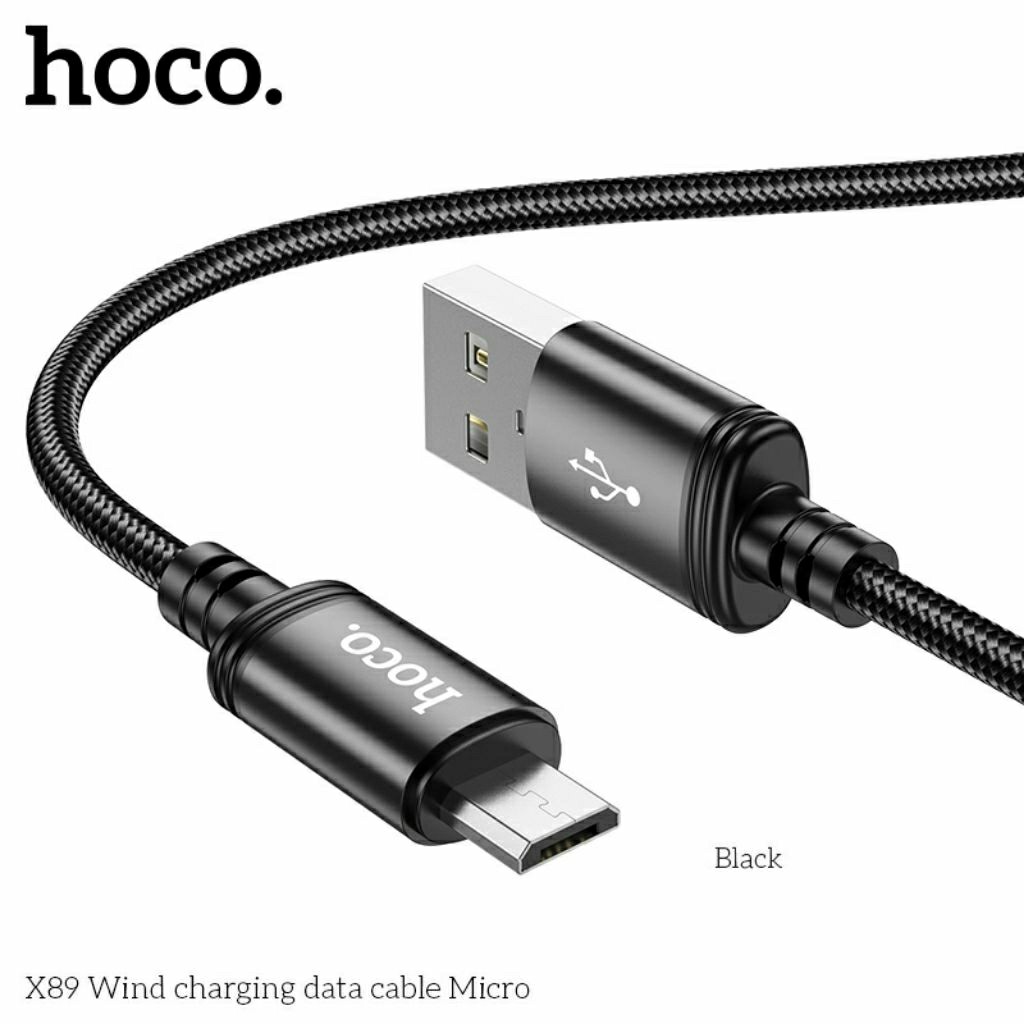 Hoco X89 สายชาร์จ USB to Micro Fast รองรับการชาร์จเร็ว สายยาว 1 ม. - PKS