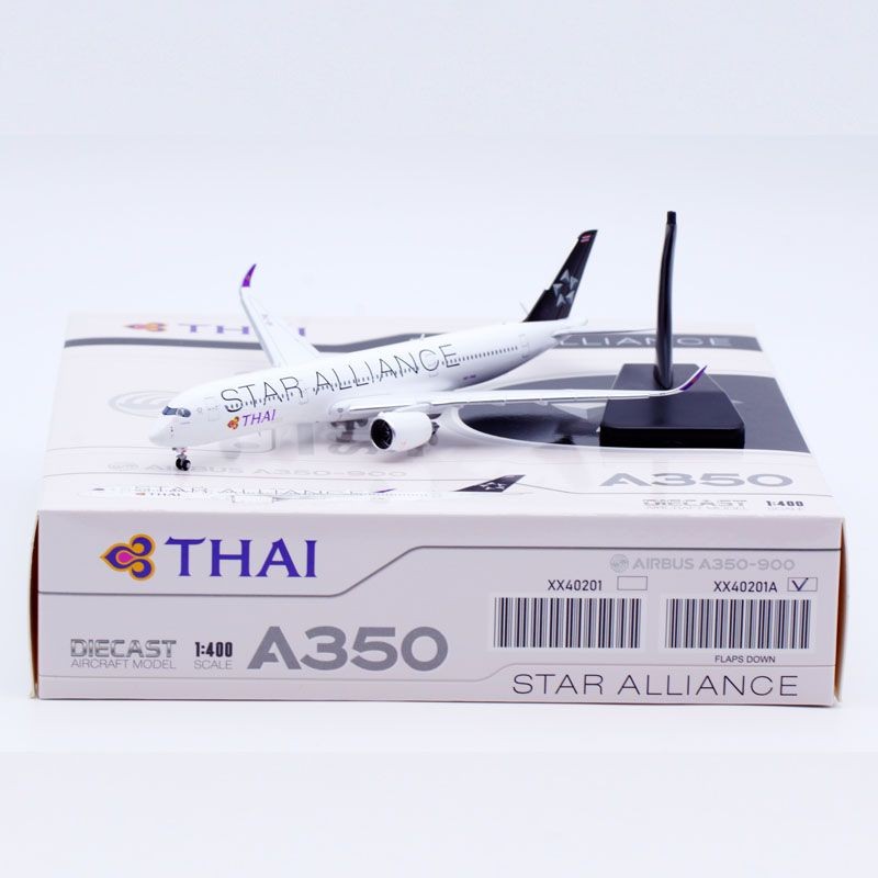 1: 400 JC Wings Alloy Passenger Airliner รุ่น Thai Airlines A350-900 HS-THQ Wing