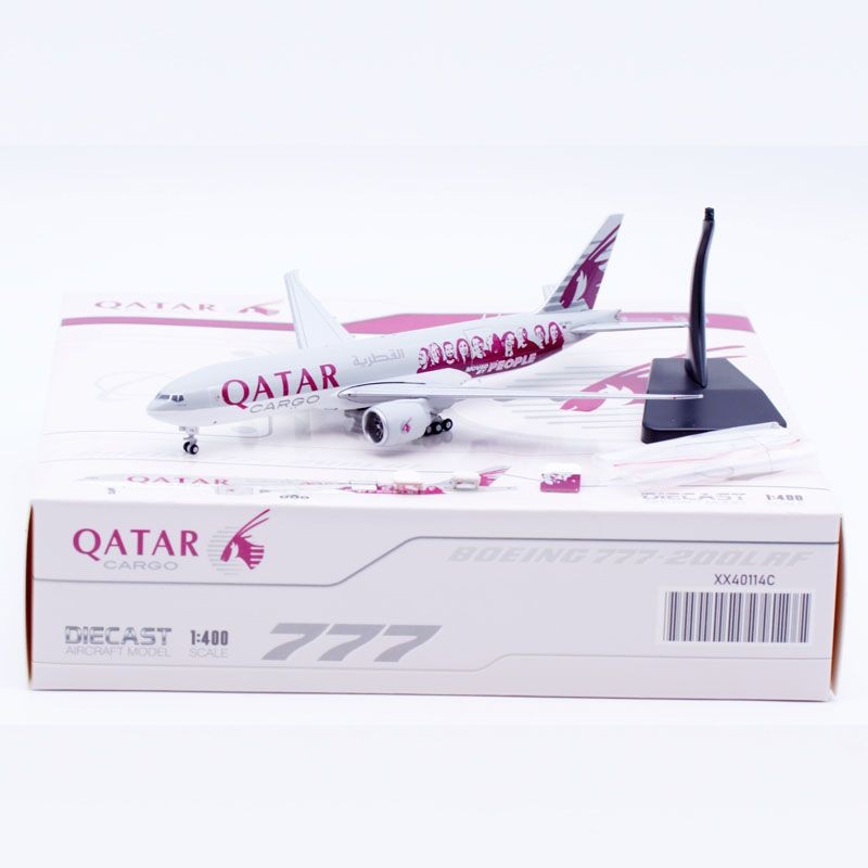 1: 400 JC Wings Alloy Airliner รุ่น Katar Airlines B777-200LRF A7-BFG