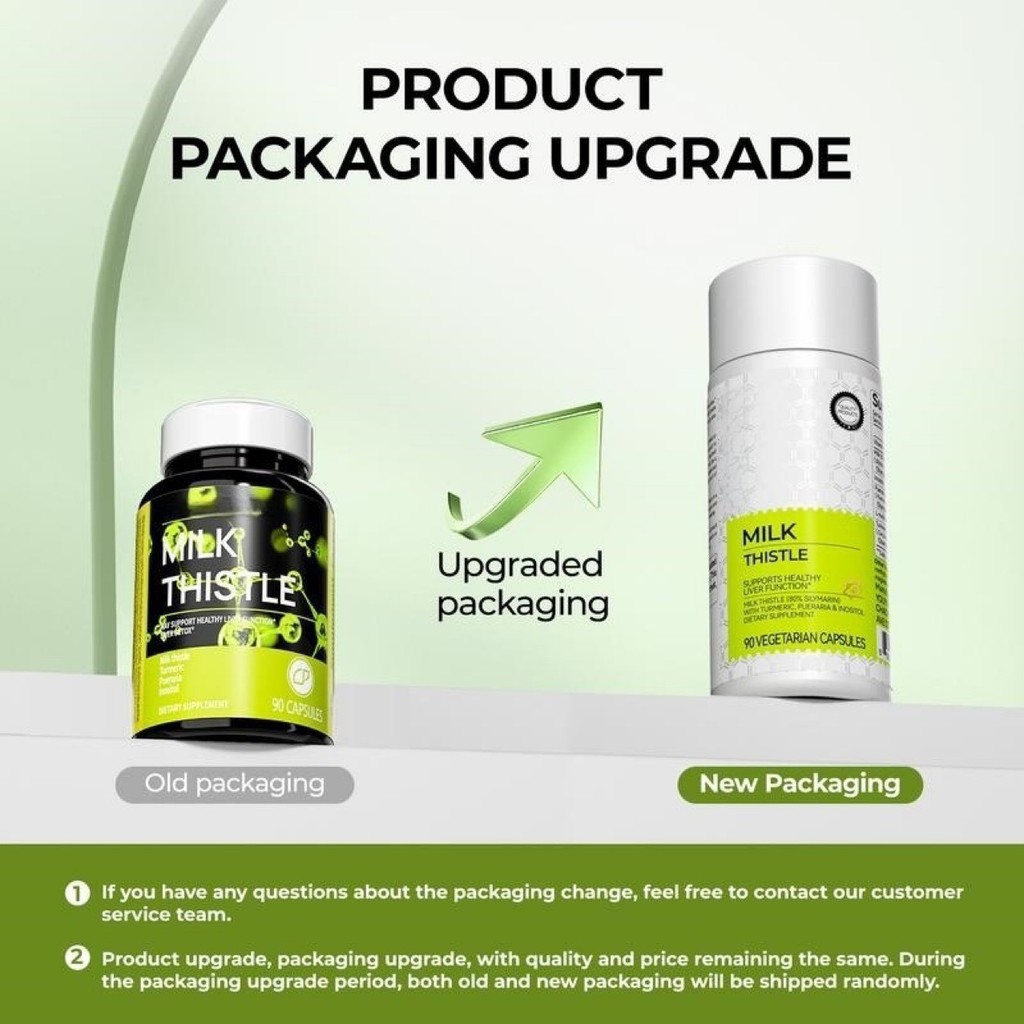 90 แคปซูลทําความสะอาดหลอด Milk Thistlefhuwifw0712